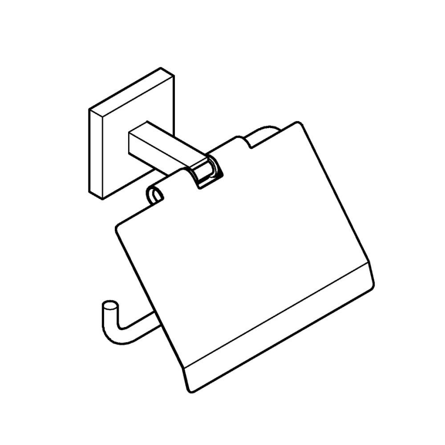 GROHE 41102000 - WC-paperiteline START CUBE kiiltävä kromi