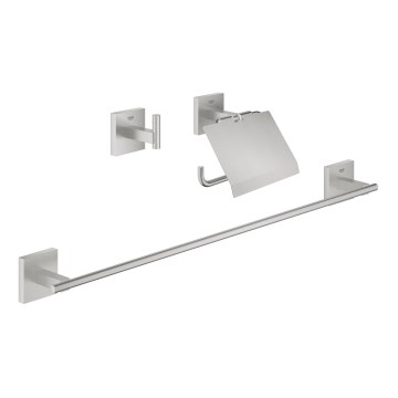 GROHE 41124DC0 - START CUBE 558 mm tarvikesarja, ruostumaton teräs