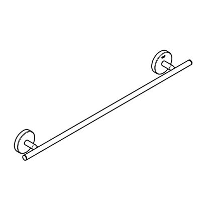 GROHE 41166000 - 522 mm pyyhetanko, kiiltävä kromi