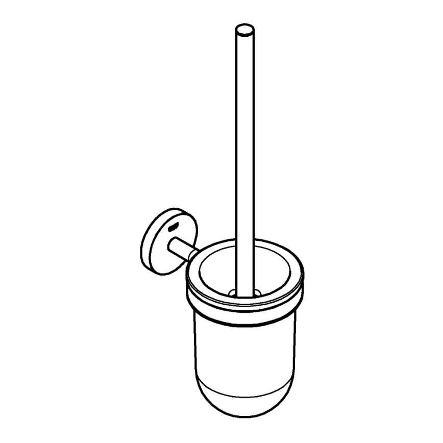 GROHE 41169000 - WC-puhdistussarja START mattapintainen kiiltävä kromi
