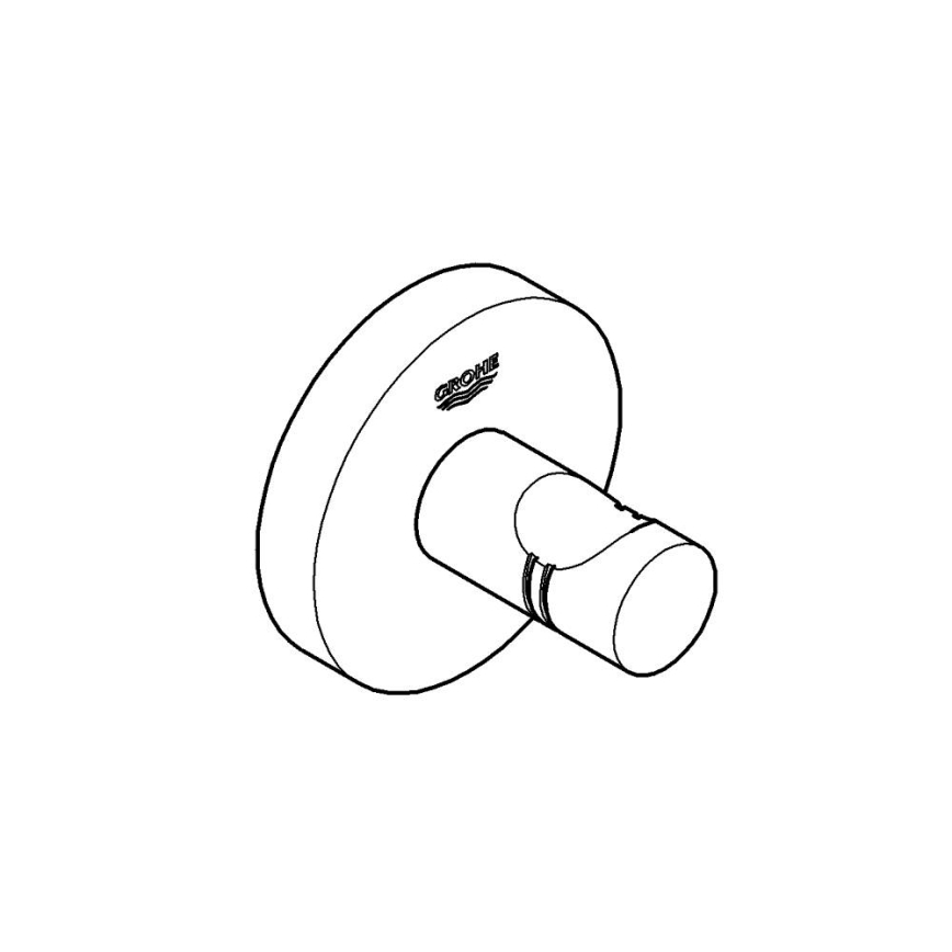 GROHE 41173000 - Kylpytakin koukku START kiiltävä kromi