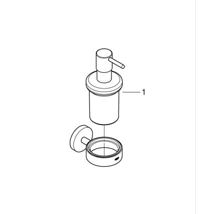 GROHE 41195000 - Nestesaippua-annostelija START 160 ml kiiltävä kromi