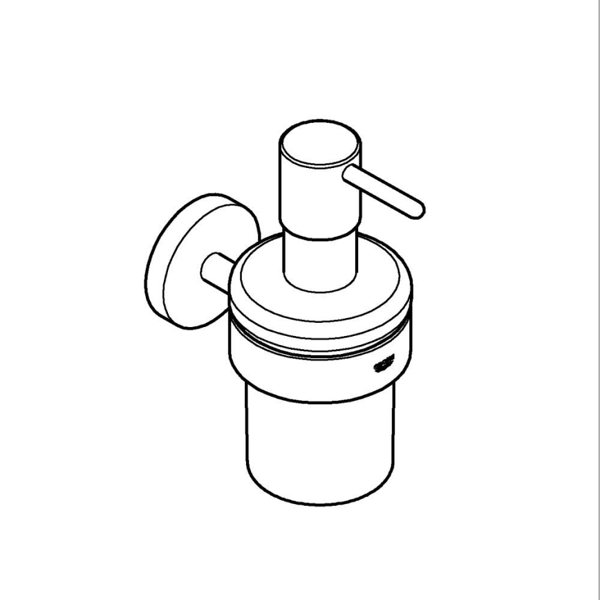 GROHE 411952430 - START nestesaippua-annostelija 160 ml, musta