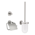 GROHE 41204DC0 - WC-tarvikesarja 3-in-1 START, ruostumaton teräs