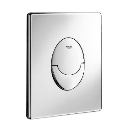 GROHE 42304000 - Huuhtelupainike SKATE AIR 156 × 197 mm kiiltävä kromi