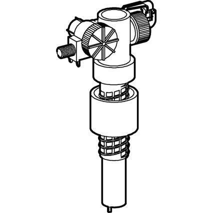 GROHE 43537000 - Täyttöventtiili, valkoinen