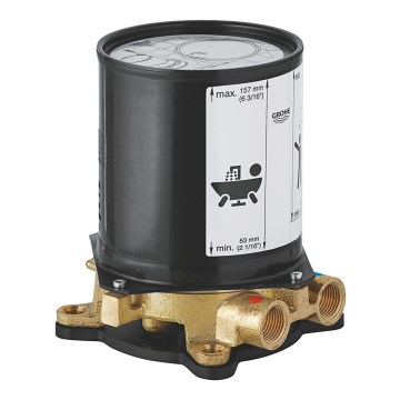 GROHE 45984001 - Sisäänrakennussarja DN 15, messinki