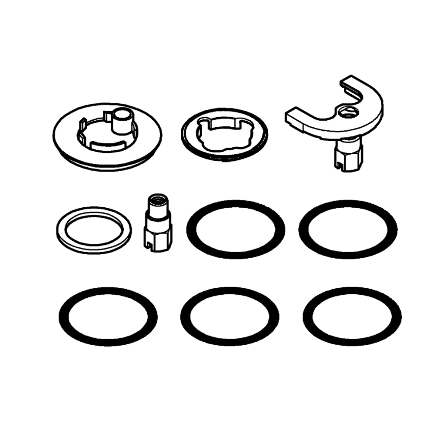 GROHE 46249000 - Vastamutteri, kiiltävä kromi