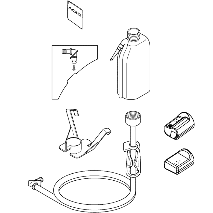 GROHE 46978001 - SENSIA ARENA kalkinpoistosarja
