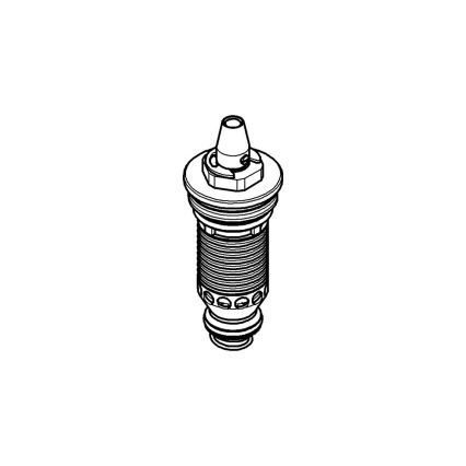 GROHE 47019000 - GROHMIX-termostaattiosa DN 20, bimetallinen, kiiltävä kromi