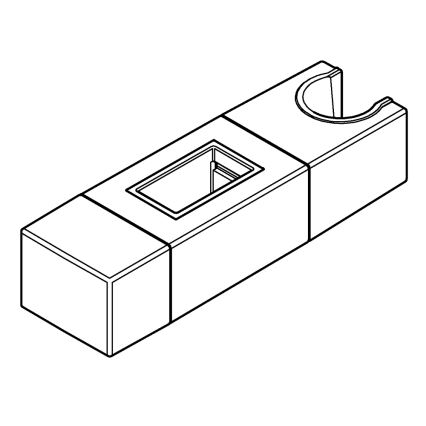 GROHE 48180000 - EUPHORIA CUBE ohjainosa, 15 × 30 mm, kiiltävä kromi