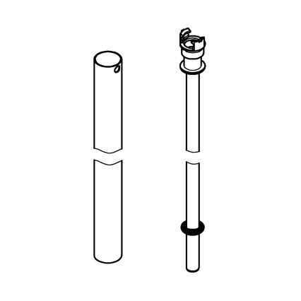 GROHE 48515000 - Suihkutanko, kiiltävä kromi