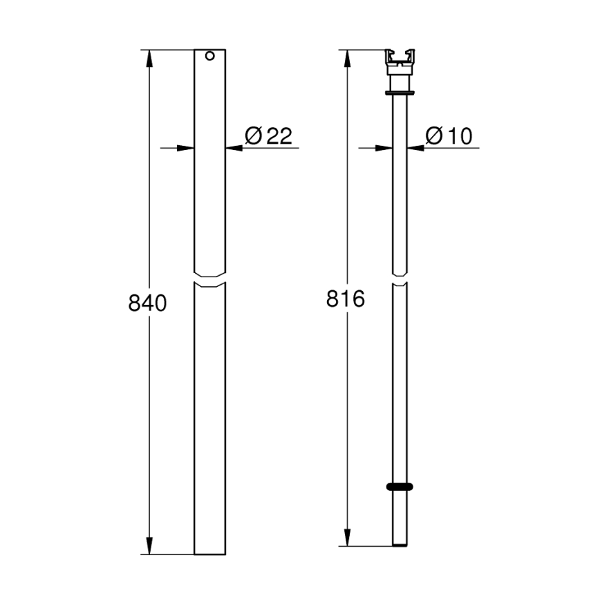GROHE 48515000 - Suihkutanko, kiiltävä kromi