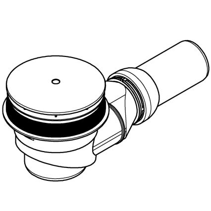 GROHE 49534000 - Viemärisarja universaaleihin suihkualtaisiin O 112 mm kromi