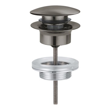 GROHE 65807AL0 - Pesualtaan viemärisarja ylivuodolla, grafiitti