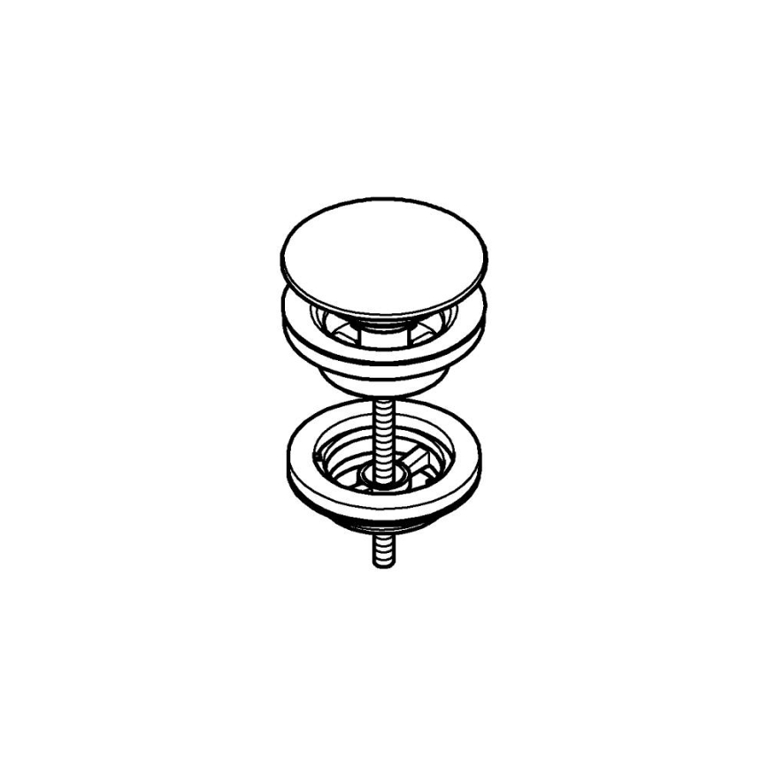 GROHE 65807GN0 - Kultainen allasviemärisarja