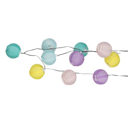 Grundig 14106 - LED aurinkoketju 2,4 m 10xLED/1,2V 600 mAh