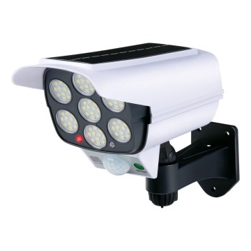 Grundig - aurinkokäyttöinen LED-valevalvontakamera LED-anturilla 1,2V 800 mAh + kaukosäädin