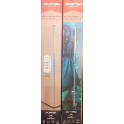 Grundig - himmennettävä RGBW-LED-lattiavalaisin LED/6W/230V + kaukosäädin