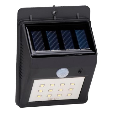 Grundig - LED-aurinkokäyttöinen seinävalaisin liiketunnistimella LED/1,2V 600 mAh IP44