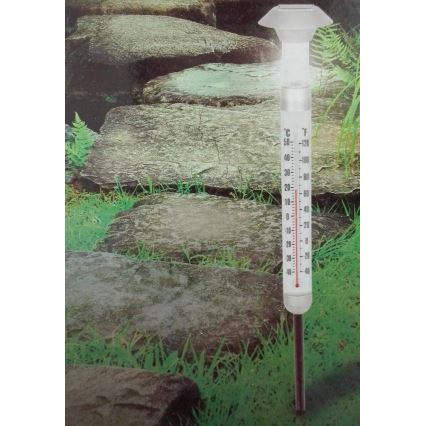 Grundig - LED aurinkokennolämpömittari 1xAAA 600 mAh IP44