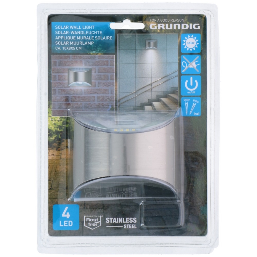Grundig - LED-aurinkopaneelivalaisin anturilla LED/1,2V