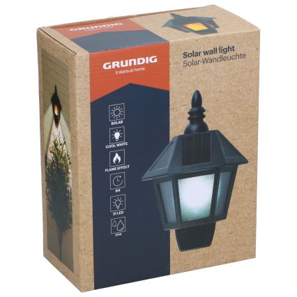 Grundig - LED aurinkokäyttöinen seinävalaisin LED/1,2V 600 mAh IP44