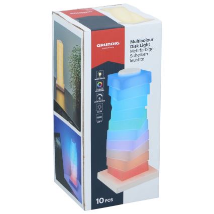 Grundig - LED RGB kosketusohjattava pöytälamppu LED/4,5W/5V