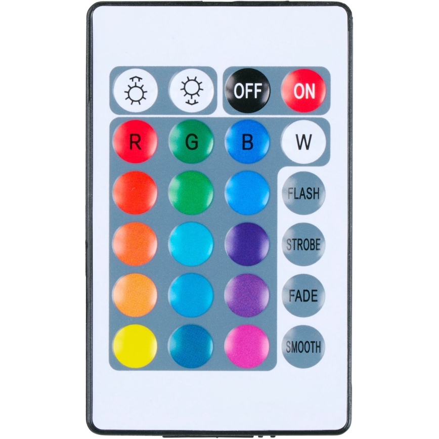 Grundig - LED RGBW himmennettävä pöytävalaisin LED/0,7W/5V musta + kaukosäädin