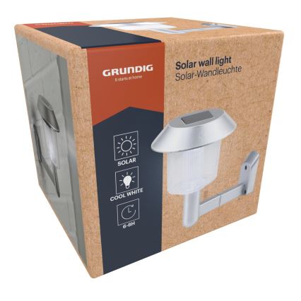 Grundig - LED-seinäaurinkovalaisin LED/1,2V
