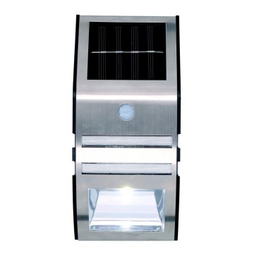 Grundig - LED-seinäaurinkovalaisin sensorilla 1xLED IP44