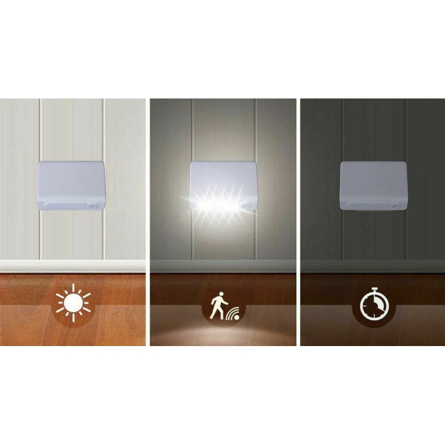 Grundig - LED-yövalo liiketunnistimella LED/3xAAA