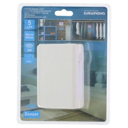 Grundig - LED-yövalo liiketunnistimella LED/3xAAA