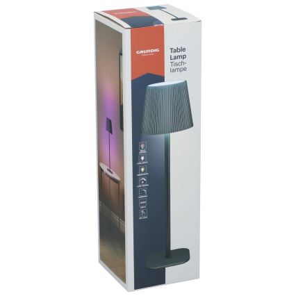 Grundig - RGB-LED himmennettävä kosketusohjattu pöytälamppu LED/5V 1200 mAh