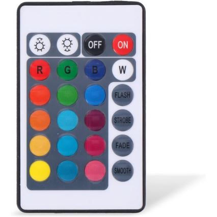 Grundig - 3 kpl himennettäviä RGBW-LED-valaisimia, LED/3W/3xAAA, IP65 + kaukosäädin