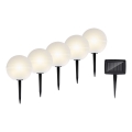Grundig - SETTI 5x LED RGBW  Aurinkovalo LED/3,2V IP44