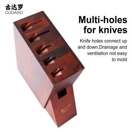 Gudaro - AKIRA veitsiteline 25x25x10 cm, akasiapuu