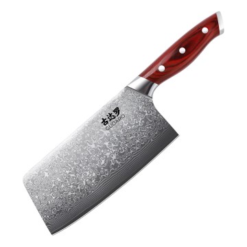 Gudaro - Damaskinen keittiökirves KENSHO 6,5