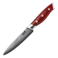 Gudaro - Damaskiteräinen monikäyttöinen keittiöveitsi KENSHO 5, 67 kerrosta terästä, pituus 12,5 cm