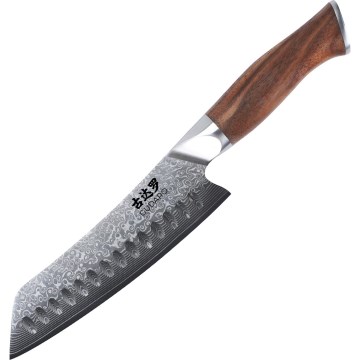 Gudaro - Damaskiteräinen Santoku-keittiöveitsi TAKUMI 7