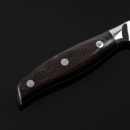 Gudaro - Damaskus-teräksinen keittiöveitsi SHIRO 3,5, 67 kerrosta terästä, pituus 9,5 cm