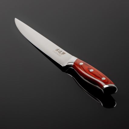 Gudaro - KENSHO damaskiteräinen viipalointiveitsi 8, 67 kerrosta terästä, pituus 20 cm