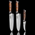 Gudaro - SETTI 2x damaskiteräksinen Santoku-keittiöveitsi FENG 7,5