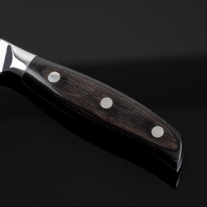 Gudaro - SHIRO 8, 67-kerroksinen damaskiteräsinen viipalointiveitsi, terän pituus 20 cm