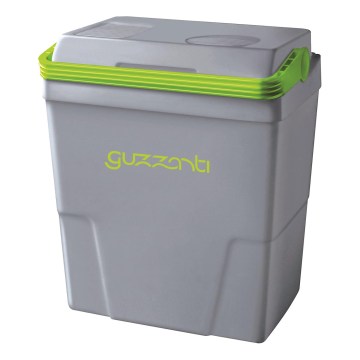 Guzzanti GZ 22B - Kannettava autojääkaappi 22 l 58W/12V/230V harmaa/vihreä
