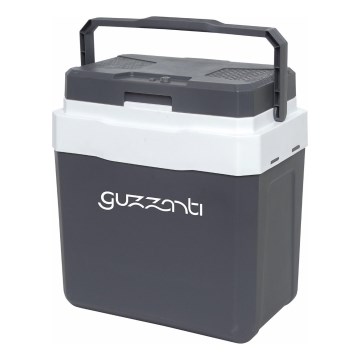 Guzzanti GZ 26B - Kannettava autojääkaappi 26 l 57W/12V/230V harmaa