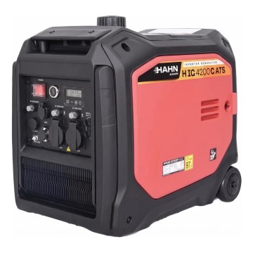 Hahn & Sohn 20062 - Bensiini-/LPG-käyttöinen sähkögeneraattori H IG 4200 G ATS 4200/3800W