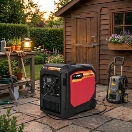 Hahn & Sohn 20086 - Bensiini/LPG-sähkögeneraattori HIG 5500 G ATS 5500/5000W
