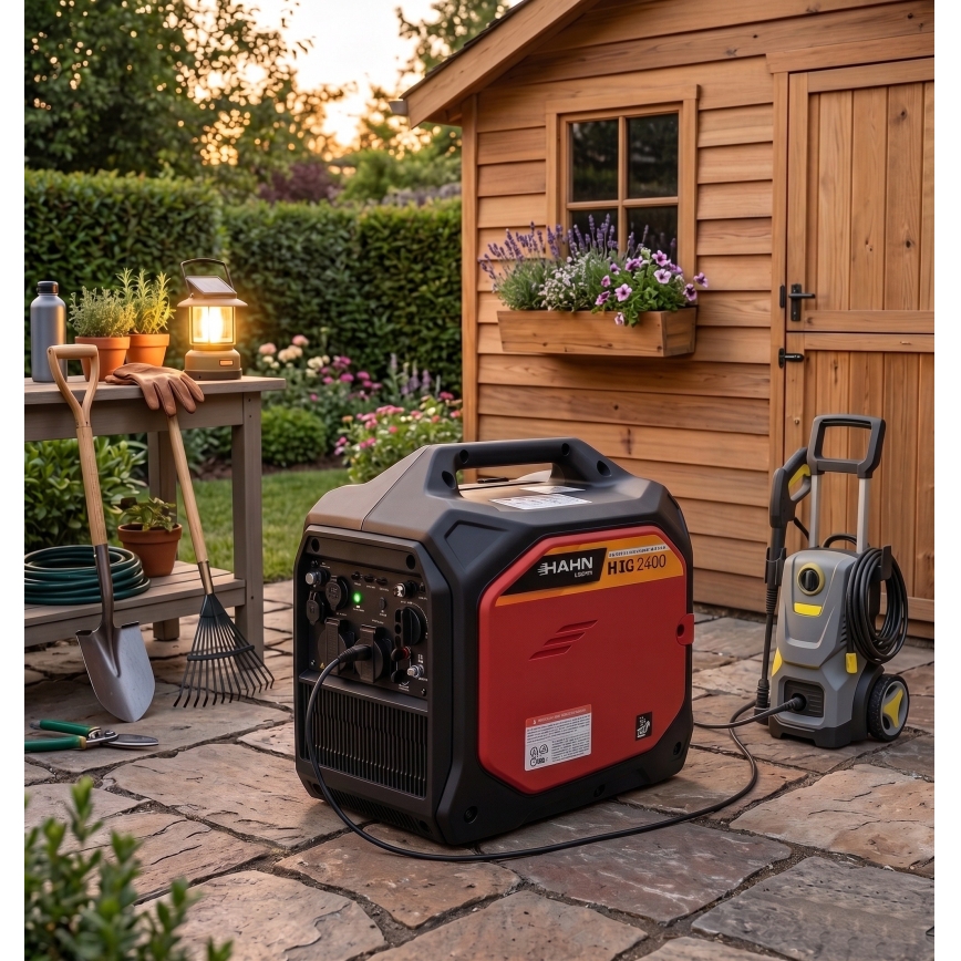 Hahn & Sohn 20095 - Bensiinikäyttöinen generaattori HIG 2400 2200W