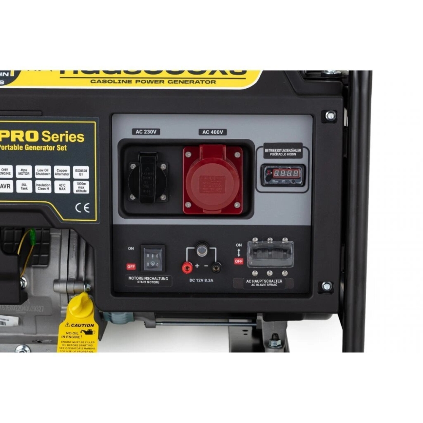 Hahn & Sohn 9177 - Bensiinigeneraattori HGG 8000 X3 6500W